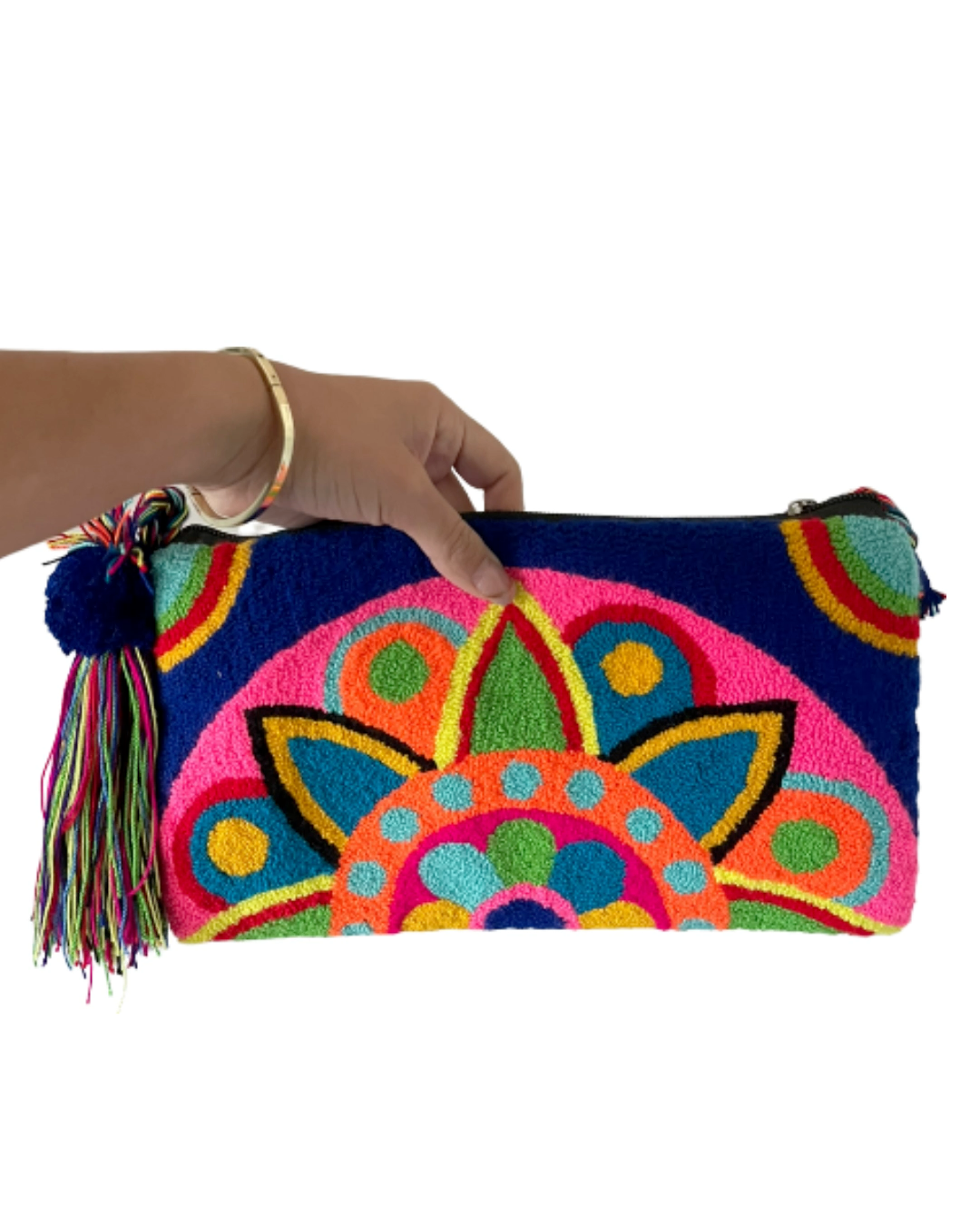Wayuu Clutch Bag | Rainbow
