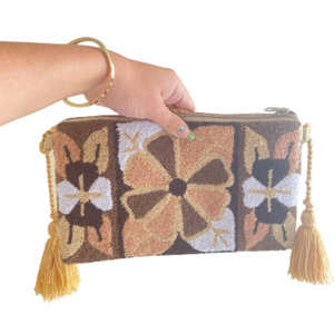 Wayuu Clutch Bag | Brown & Honey